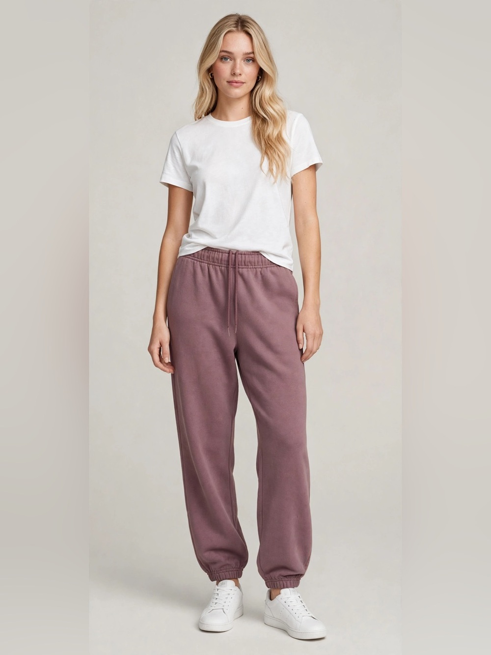 ALO Yoga NWT Accolade Mauve Joggers Drawstring Size S